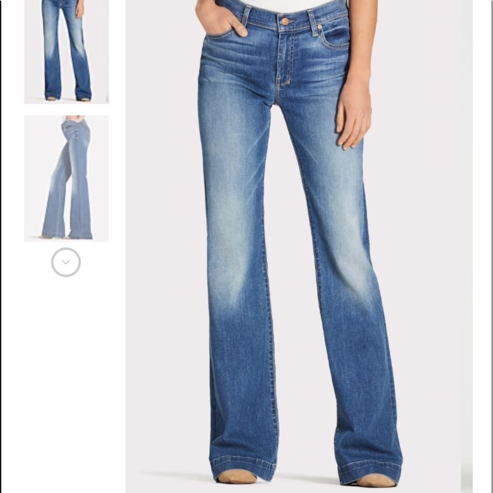 7 for all mankind model flare